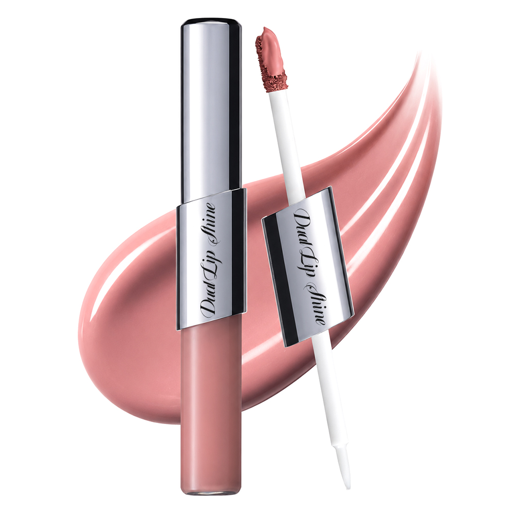 Perfect Twin Lip — Dual-Ended Liquid Lipstick with Velvet Matte Color and Glossy Shine