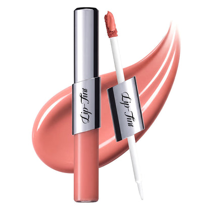 Perfect Twin Lip — Dual-Ended Liquid Lipstick with Velvet Matte Color and Glossy Shine